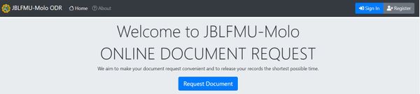 Online Document Request System