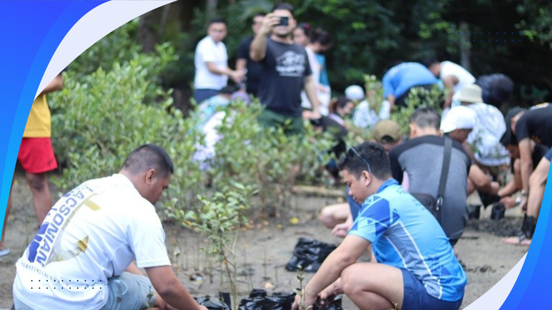 Mangrove Bagging for Coastal Restoration and Livelihood Support