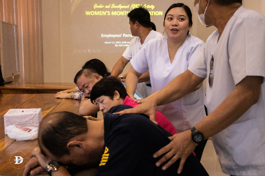 In celebration of the Women’s Month, the Human Resources (HR) office organized employees pampering at JBL Hall