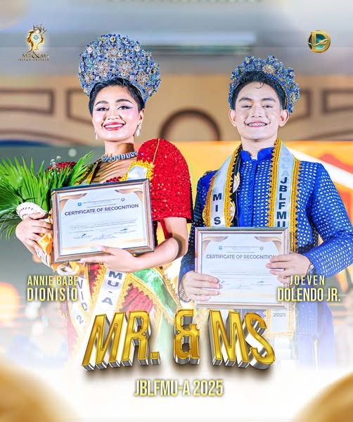 𝗠𝗥. & 𝗠𝗦. '𝟮𝟱 | CME, CCJE flips Mr. and Ms. JBLFMU-A titles; pub journo, NROTC officer takes over