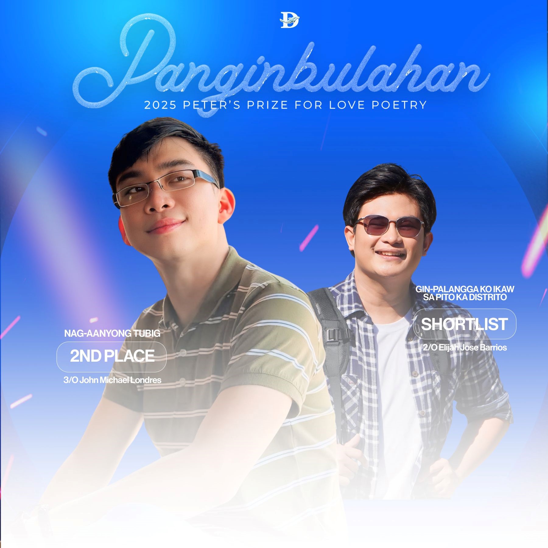Two 𝘀𝗲𝗮𝗳𝗮𝗿𝗲𝗿𝘀 𝗮𝗺𝗼𝗻𝗴 𝗣𝗲𝘁𝗲𝗿’𝘀 𝗣𝗿𝗶𝘇𝗲 𝗳𝗼𝗿 𝗟𝗼𝘃𝗲 𝗣𝗼𝗲𝘁𝗿𝘆 𝗦𝗵𝗼𝗿𝘁𝗹𝗶𝘀𝘁 '𝟮𝟱