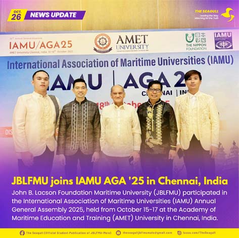 JBLFMU joins IAMU AGA '25 in Chennai, India