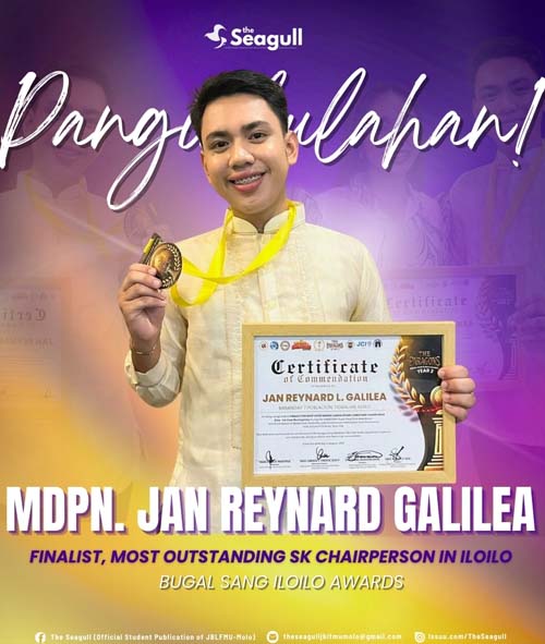 Galilea named finalist in Bugal sang Iloilo Awards